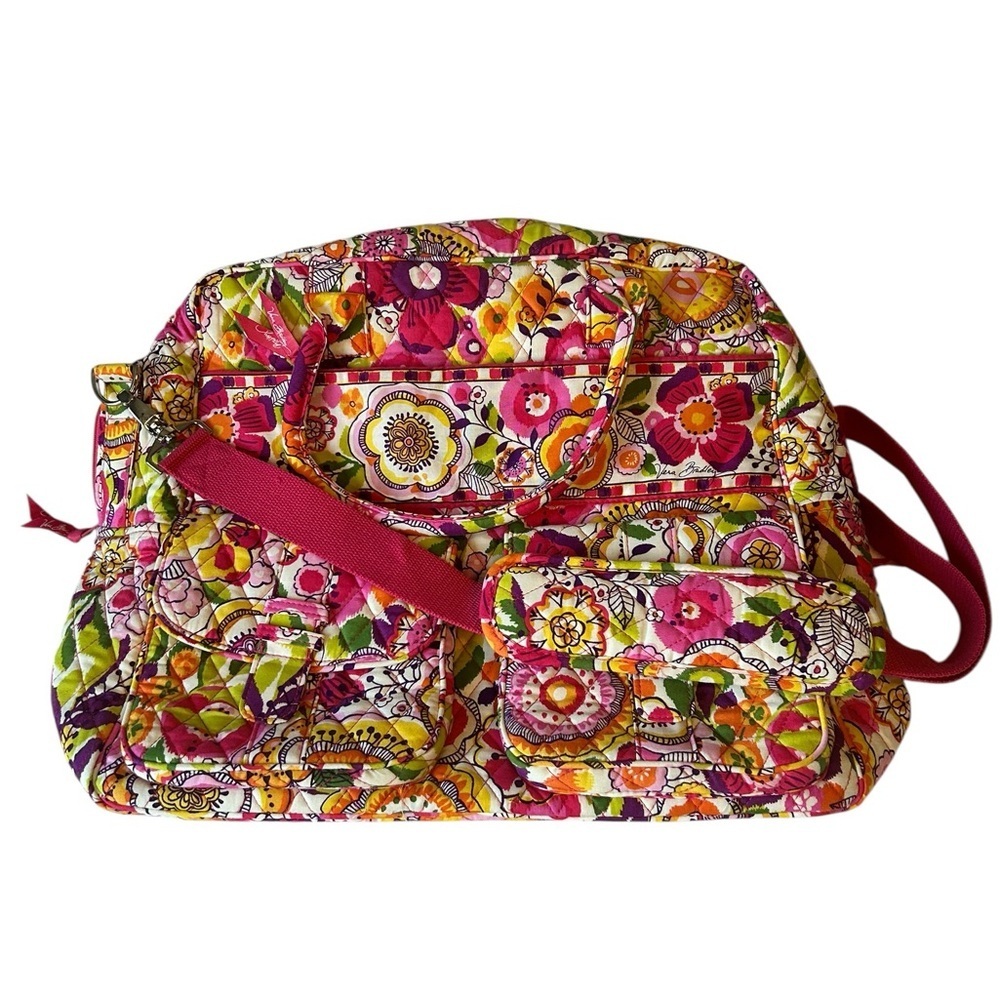 Vera Bradley Clementine Weekender Duffel Bag NWOT Retired Floral Travel